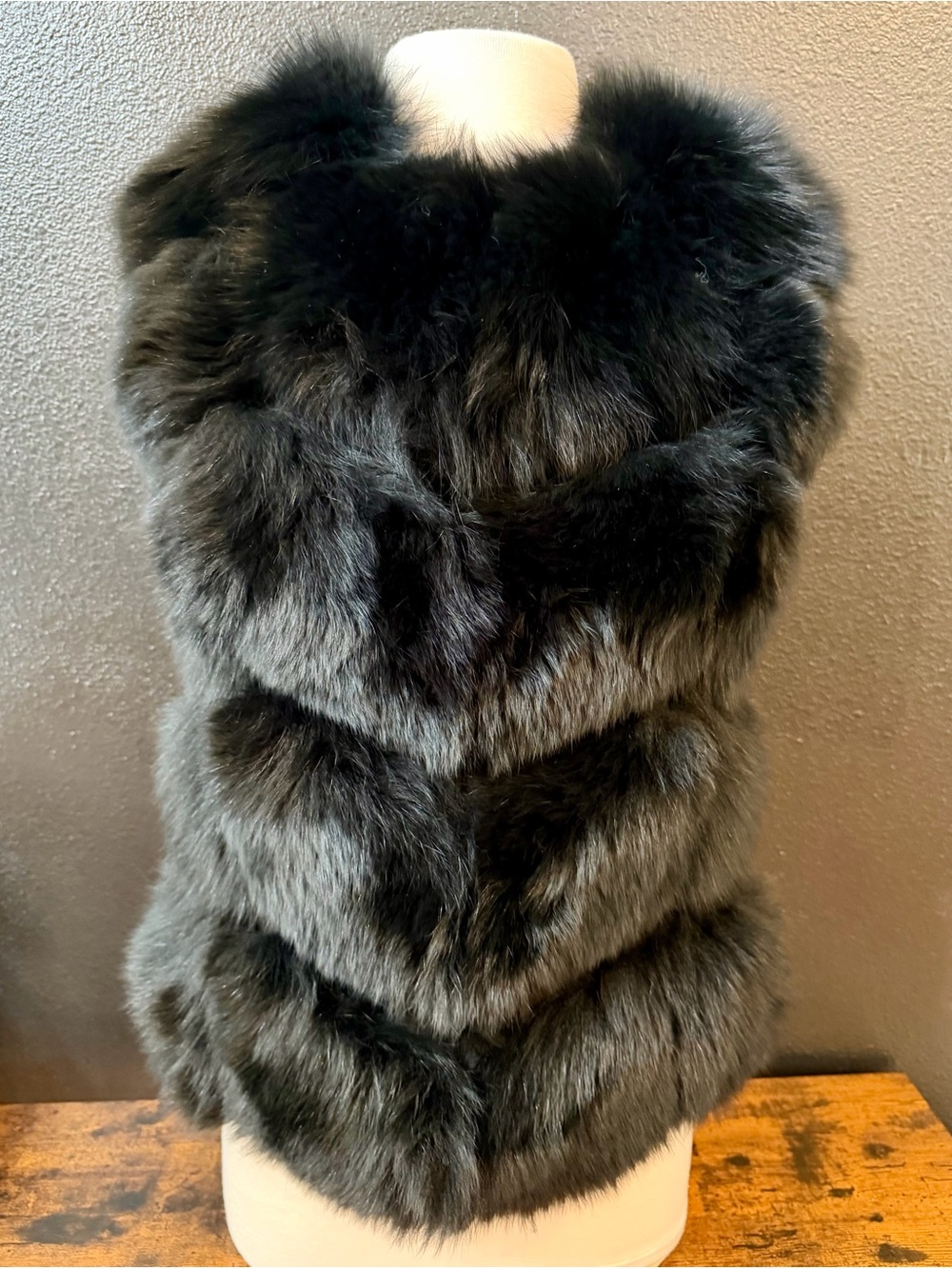 Dolce Cabo Genuine Dyed Fox Fur Vest